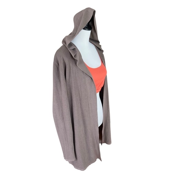 CYRUS Long Knit Cardigan/Duster in dark rose gray women’s size XL - Picture 6 of 8